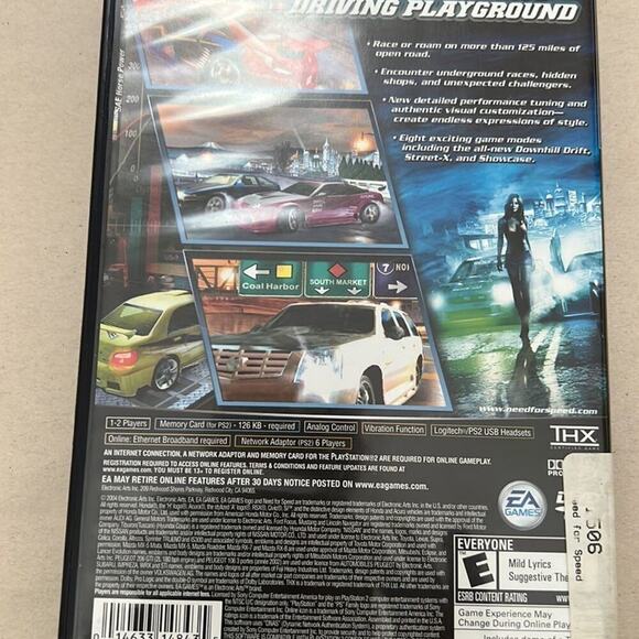 PLAYSTATION 2 NEED FOR SPEED UNDERGROUND GAME - Picture 3 of 3